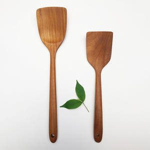 Juego de utensilios de cocina de madera, mejor precio al por mayor, espátulas de madera natural para cocinar. - Product Image 5