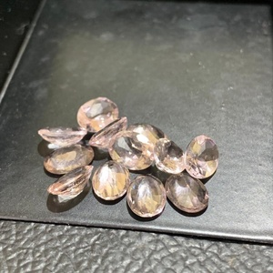 Morganita Rosa Natural de grado 5A de alta calidad, 8mm de altura, corte ovalado suelto, 6x8, cristal facetado, joyería certificada IGI - Product Image 4