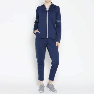 New Arrival Breathable Fashionable Winter Hooded Cheap Branded Women's Tracksuit <b>set</b> Solid Two Piece Plus Size High Quality OEM - Product Image 1