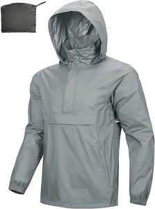 Men's Windbreaker <b>Jacket</b> <b>Lightweight</b> Waterproof <b>Running</b> Training <b>Jacket</b> OEM Men's Hooded - Product Image 6