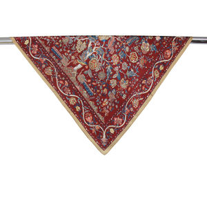 Custom Print Mulberry Silk Twill <b>Square</b> <b>Scarf</b> for Women Spring Season Elegant Geometric Design Breathable Lightweight Versatile - Product Image 4