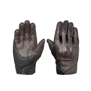 Guantes de Ciclismo Unisex de Cuero para Invierno, con Protección Completa para los Dedos, Antideslizantes, Compatibles con Pantalla Táctil, Cierre de Velcro - Product Image 1