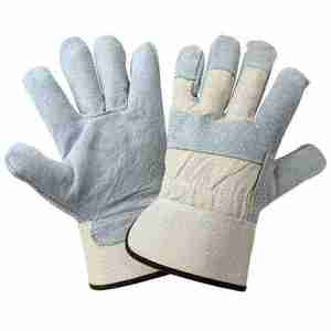 Guantes de Seguridad de Cuero Vacuno Genuino de Pakistán, Resistentes al Corte, al Calor y Antiestáticos, con Puño Ajustable y Texturizado - Product Image 1