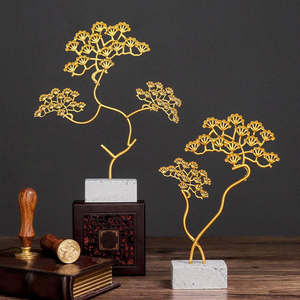 Decorative Metal Wood Christmas Table Accent Vintage Holiday Display for Home Office Restaurant and Christmas Celebration - Product Image 5