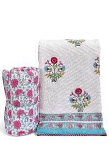Edredón King Size de Doble Cara, Ecológico, de Algodón Puro, con Hermoso Diseño Estampado a Mano, Proveedor Mayorista para Tiendas de Decoración del Hogar - Product Image 4