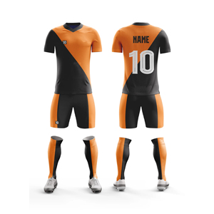 Nuevo Conjunto de Uniforme de Fútbol para Hombre Adulto, 100% Poliéster Transpirable, Logotipo Personalizado, Ropa de Fútbol con Impresión por Transferencia de Calor - Product Image 5