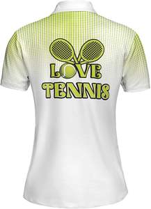 Camiseta deportiva de tenis para mujer, con cuello redondo, de secado rápido, transpirable, de punto, con estampado, informal, estética, con media cremallera frontal. - Product Image 2