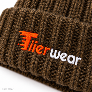 Gorro de esquí de calavera unisex personalizado al por mayor, gorro de punto con logotipo de parche tejido con puños para hombres y mujeres - Product Image 5