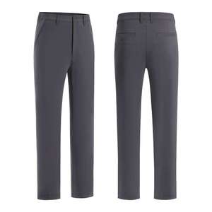 Pantalones de Golf Clásicos Elásticos para Hombre OEM, Cintura Media, Corte Recto, Estilo Casual, Cierre Frontal con Cremallera Plana - Product Image 2