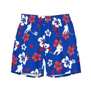 Shorts de bain unisexes personnalisés à sublimation intégrale, 100% polyester, extensibles dans quatre sens, anti-UV, séchage rapide, shorts de plage - Product Image 1