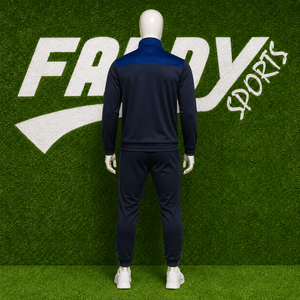 Ensemble de survêtement personnalisé pour homme avec fermeture éclair intégrale, tenue de sport respirante pour le jogging, l'entraînement, la gym et le fitness, ensemble deux pièces - Product Image 3