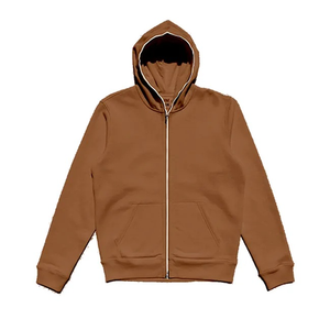 Custom Full Zip Winter Unisex <b>Hoodie</b> Regular Fit Heavyweight Fleece/French Terry Quick Dry Breathable Blank <b>Plain</b> <b>Hoodie</b> - Product Image 6
