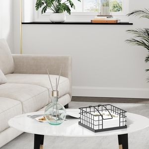 Porte-serviettes de table style ferme avec bras lesté, distributeur de serviettes en bois pour comptoir de cuisine - Product Image 4