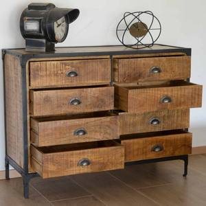 Cómoda antigua estilo Vandana Ivory Line en madera y metal - Product Image 2