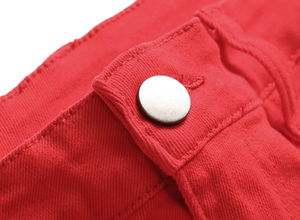 Service de conception OEM, jeans en denim délavé pour homme, coupe classique, couleur unie, vente en gros - Product Image 5