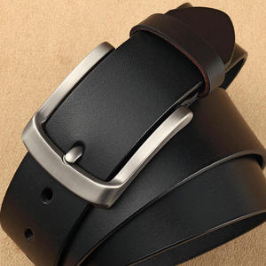 Men's Premium Quality Classic Casual Cow Hide Genuine Leather Belt <b>Adjustable</b> Length Steel Buckle Eco-Friendly Durable Heavy - Product Image 5