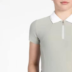 Camisetas de Polo Ecuestres de Manga Corta para Competición, Nueva Llegada, Ropa de Equitación, Camisetas para Mujer - Product Image 3
