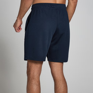 Pantalones Cortos Bermuda de Algodón Gris para Hombre, Cintura Media, Tejido de Punto Informal con Bolsillos, Estilo Transpirable - Product Image 3