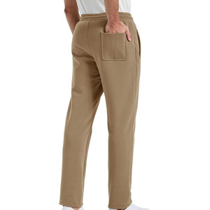Pantalones Deportivos Casuales de Verano para Hombre, Corte Recto Regular, Estilo Vintage, Cintura Ajustable, 100% Algodón, Ecológicos, Antiarrugas, de Secado Rápido - Product Image 3