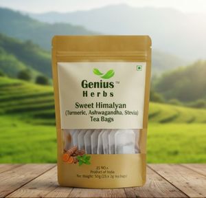 Thé de l'Himalaya de qualité export, en sachets, infusion à base de plantes de haute qualité, conçu pour les acheteurs mondiaux et de pureté naturelle. - Product Image 1
