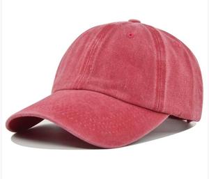 Wholesale Unisex Vintage Mesh 6-Panel Denim Adjustable Trucker Dad <b>Hat</b> Dyed Distressed Sports Outdoor Canvas Blank Washed <b>Summer</b> - Product Image 4