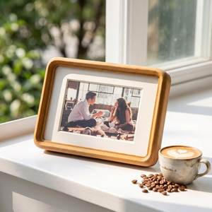 Handmade Eco-Friendly Wooden <b>Photo</b> <b>Frame</b> with Customized Printing Natural Mango <b>Wood</b> Tabletop Vertical Rectangle Design - Product Image 3