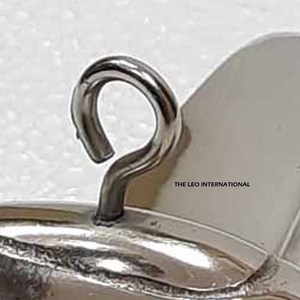 Décoration de Noël suspendue en aluminium, lot de 2, forme avion, aspect luxueux, ornement pour sapin de Noël - Product Image 5