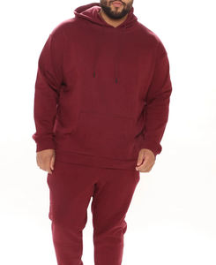 Conjunto Deportivo para Hombre, Color Sólido, con Capucha, Manga Larga, Informal, Transpirable, 100% Algodón, Corte Regular, Otoño, para Adultos - Product Image 6