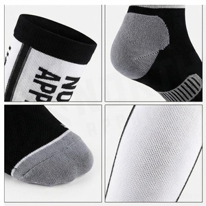 North Approach <b>Knee</b> <b>High</b> <b>Socks</b> Black White Gray Stripe Breathable Soccer Sports <b>Socks</b> for Adults Spring Season - Product Image 4