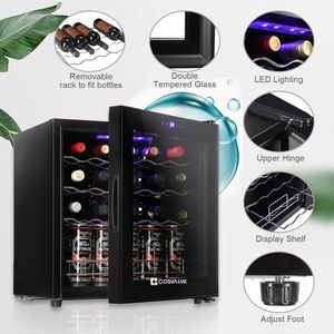Cantinetta Vino Elettrica da 19 Bottiglie in Acciaio Inox con Porta in Vetro, Compressore R600A, Autoportante per Uso Domestico e Alberghiero - Product Image 4