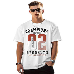 Camiseta Extra Grande Personalizada de Alta Calidad, 100% Algodón, Estilo Urbano con Hombros Caídos, Diseño Gráfico Vintage, Tejido Grueso, Impresión DTG - Product Image 1