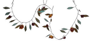 <b>Christmas</b> Metal Flower <b>Garland</b> Hanging Galvanized Creative Indoor Home <b>Decor</b> Party Supplies Eco-Friendly Customized Size Modern - Product Image 4