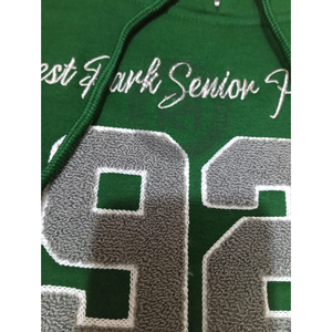 Sudadera con Capucha para Hombre, Bordado Chenille, Diseño Personalizado, Estilo Pullover, Proveedor OEM, 100% Algodón Felpa, Fabricación de Alta Calidad, MOQ Bajo - Product Image 2