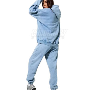 Chándal de Alta Calidad con Lavado Ácido, Tela Cómoda, Diseño Elegante, Ideal para Uso Diario, Viajes y Atuendos Casuales - Product Image 2