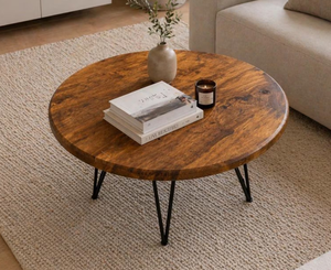 Coastal <b>rustic</b> Look Coffee <b>Table</b> in Natural Modern Home Decor Centerpiece Stylish <b>Wooden</b> <b>Table</b> for Living Room Accent Furniture - Product Image 2