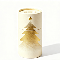Tube de papier de cylindre de carton rond biodégradable personnalisé pour l'emballage de boîte-cadeau de sels de bombe de bain de savon