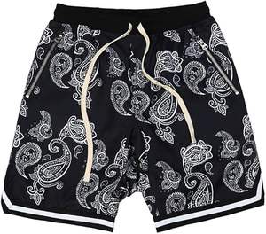 Shorts de sport pour hommes, shorts de basket-ball, shorts décontractés imprimés, shorts de course - Product Image 1