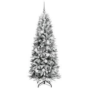 Árbol de Navidad Artificial Blanco de 300 LED de 70.87 Pulgadas con Luces Navideñas Deslumbrantes - Product Image 4