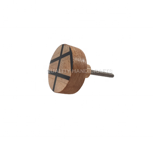 Pomo de Puerta de Madera Artesanal de Diseño Moderno de la Mejor Calidad para Gabinetes con Tamaño Personalizable - Product Image 1