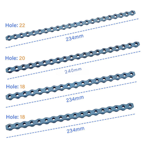 Plaque de blocage en titane ALPS BestPrice, droite, pour usage vétérinaire, instrument chirurgical orthopédique, matériel médical - Product Image 4
