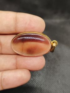 Collar de Latón Vintage con Cuarzo Ahumado Fino Hecho a Mano para Mujer, Colgante de Piedras Preciosas Naturales Surtidas de Moda para Fiestas, Cristiano - Product Image 2