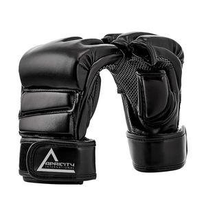 Service OEM, gants en cuir MMA pour grappling, kickboxing, sangles de poignet réglables, gants de combat personnalisés, protection UV - Product Image 1