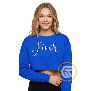 เสื้อสเวตเชิ้ตผ้าฝ้ายฟลีซ 500 กรัม ระบายอากาศได้ดี สำหรับสตรีชมรม Zeta Phi Beta ดีไซน์ล่าสุด ผลิตตามสั่งขายส่ง สำหรับฤดูใบไม้ร่วง/ฤดูหนาว - Product Image 4