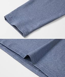 Chemises de sport à manches longues pour hommes, sweat-shirt à demi-zip, hauts de fitness pour le jogging, respirants, compressifs, pour la course à pied - Product Image 4