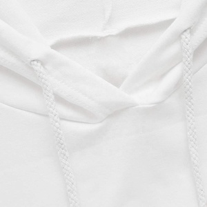Sweat-shirt en tricot 100% coton pour femme, à capuche, color-block, coupe courte, design asymétrique, manches longues, décontracté, pour l'automne - Product Image 3