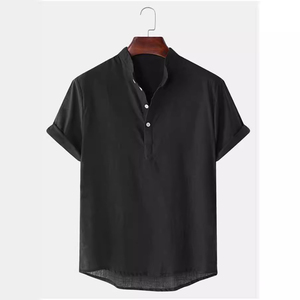 T-shirt sportif unisexe à manches longues en coton/fibre de bambou - 260g, tricoté, teint en fil, design vierge - Product Image 2