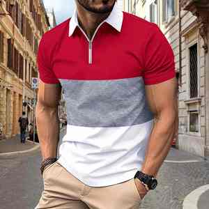 Ropa de Golf, Tejido Sólido, Bordado, Estampado, Diseño Personalizado, Secado Rápido, para Hombre y Mujer, Camisetas de Golf, Corte Regular, Poliéster para Hombre - Product Image 2