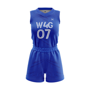 Ensemble de maillot et short de basket-ball pour femmes, personnalisé, sublimé, de haute qualité, avec coutures professionnelles - Product Image 5