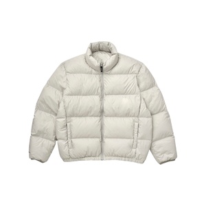 <b>Men's</b> <b>White</b> Puffer <b>Jacket</b> Winter Down Alternative Zip Up Regular Fit Stand Collar Waterproof Windproof Outerwear <b>Jacket</b> - Product Image 3