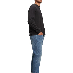 Wholesale Men's High Waist <b>Soft</b> Denim Wash Athletic Fit Casual <b>Jeans</b> Straight Slim Baggy Pants For Men Clothes High Quality - Product Image 6